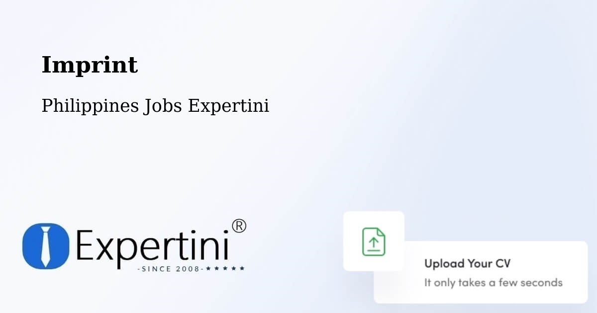 Imprint – Esperanza - Philippines Jobs Expertini