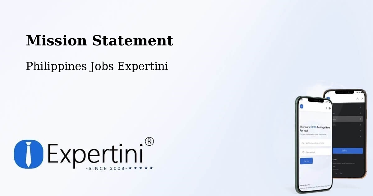Corporate Mission – Esperanza - Philippines Jobs Expertini