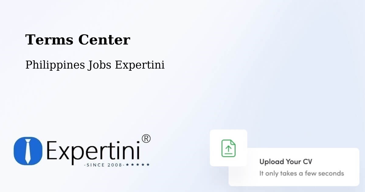 Terms of Service – Esperanza - Philippines Jobs Expertini